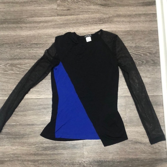 Venus Mesh Sleeve Top - Picture 1 of 8